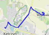 Trasa z dnia 2018-03-27 13:54 - mapa trasy gps - łódź
