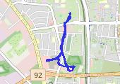 Trasa z dnia 2018-03-27 19:29 - mapa trasy gps - marsz