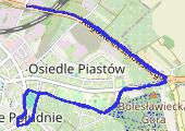 Trasa z dnia 2018-03-28 18:47 - mapa trasy gps - bieganie