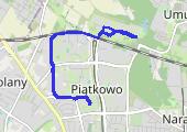 Trasa z dnia 2018-03-30 21:02 - mapa trasy gps - bieganie