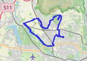 Trasa z dnia 2018-04-01 13:00 - mapa trasy gps - rower trekkingowy