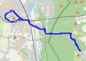 Trasa z dnia 2018-04-04 19:38 - mapa trasy gps - rower szosowy