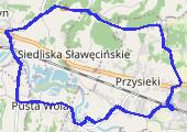 Trasa z dnia 2018-04-05 18:03 - mapa trasy gps - rower trekkingowy