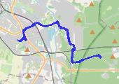 Trasa z dnia 2018-04-05 19:44 - mapa trasy gps - rower szosowy
