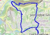 Hałda Połomia - mapa trasy gps - rower miejski