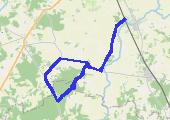 Trasa z dnia 2018-04-08 13:51 - mapa trasy gps - rower trekkingowy