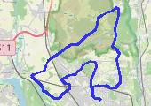 Trasa z dnia 2018-04-08 17:29 - mapa trasy gps - rower szosowy