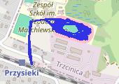 Trasa z dnia 2018-04-09 19:49 - mapa trasy gps - bieganie