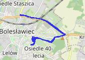Trasa z dnia 2018-04-12 18:47 - mapa trasy gps - bieganie
