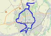 Trasa z dnia 2018-04-12 19:03 - mapa trasy gps - rower trekkingowy