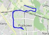 Trasa z dnia 2018-04-12 19:48 - mapa trasy gps - bieganie