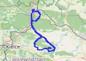 Trasa z dnia 2018-04-15 14:55 - mapa trasy gps - rower szosowy
