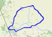Trasa z dnia 2018-04-15 19:22 - mapa trasy gps - rower trekkingowy
