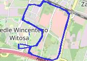 Trasa z dnia 2018-04-19 21:45 - mapa trasy gps - bieganie