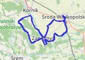 Trasa z dnia 2018-04-19 18:56 - mapa trasy gps - rower górski