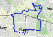 Trasa z dnia 2018-04-20 10:45 - mapa trasy gps - bieganie