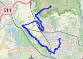Trasa z dnia 2018-04-22 10:09 - mapa trasy gps - rower trekkingowy