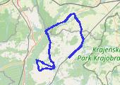 Trasa z dnia 2018-04-22 13:36 - mapa trasy gps - rower górski