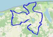 Trasa z dnia 2018-04-21 18:18 - mapa trasy gps - rower górski
