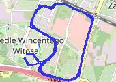 Trasa z dnia 2018-04-24 19:45 - mapa trasy gps - bieganie