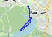 Trasa z dnia 2018-04-25 19:19 - mapa trasy gps - bieganie