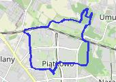 Trasa z dnia 2018-04-25 19:32 - mapa trasy gps - bieganie