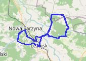 szosa - mapa trasy gps - rower szosowy