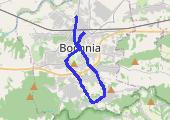 Trasa z dnia 2013-07-03 21:31 - mapa trasy gps - rower szosowy