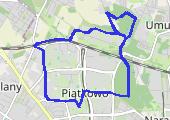 Trasa z dnia 2018-04-26 19:43 - mapa trasy gps - bieganie