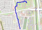Trasa z dnia 2018-04-27 04:27 - mapa trasy gps - rower trekkingowy
