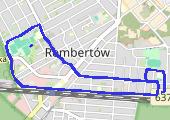 Trasa z dnia 2018-04-27 20:05 - mapa trasy gps - bieganie