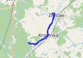 Trasa z dnia 2018-04-28 14:00 - mapa trasy gps - rower górski