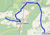 Trasa z dnia 2018-04-28 09:25 - mapa trasy gps - rower górski