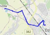 Trasa z dnia 2018-04-28 17:32 - mapa trasy gps - rower górski