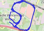 Trasa z dnia 2018-04-28 21:30 - mapa trasy gps - bieganie
