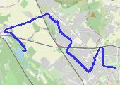 Trasa z dnia 2018-04-29 12:18 - mapa trasy gps - rower trekkingowy