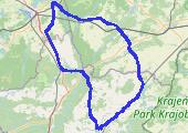Trasa z dnia 2018-04-29 13:43 - mapa trasy gps - rower górski