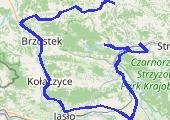Trasa z dnia 2018-04-29 14:09 - mapa trasy gps - rower szosowy