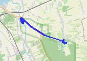 Arkadia - Nieborów - mapa trasy gps - spacer