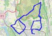 Trasa z dnia 2018-05-01 17:26 - mapa trasy gps - rower szosowy