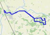 Trasa z dnia 2018-04-30 19:53 - mapa trasy gps - rower trekkingowy