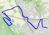 Trasa z dnia 2018-05-03 13:07 - mapa trasy gps - rower trekkingowy