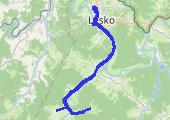 Trasa z dnia 2018-05-04 08:32 - mapa trasy gps - rower szosowy