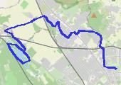 Trasa z dnia 2018-05-06 12:48 - mapa trasy gps - rower trekkingowy