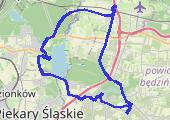 wycieczka - mapa trasy gps - rower szosowy