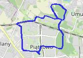Trasa z dnia 2018-05-08 20:45 - mapa trasy gps - bieganie