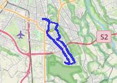 Trasa z dnia 2013-07-04 19:17 - mapa trasy gps - rower górski