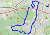 Trasa z dnia 2018-05-10 20:23 - mapa trasy gps - bieganie