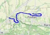 Rączna - Szafran - Rączna - mapa trasy gps - bieganie