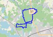 Trasa z dnia 2018-05-06 09:22 - mapa trasy gps - bieganie